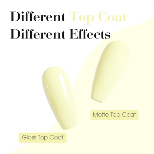 CANNI Pastel Yellow Gel Nail Polish - Light Yellow UV/LED 1Pcs, Long Lasting, Salon Quality, Barley White Variation