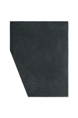 Barefoot Dreams CozyChic Throw Blanket - Onyx Blue, 54"x72"