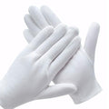 White Cotton Moisturizing Gloves for Dry Hands & Eczema - 3 Pairs
