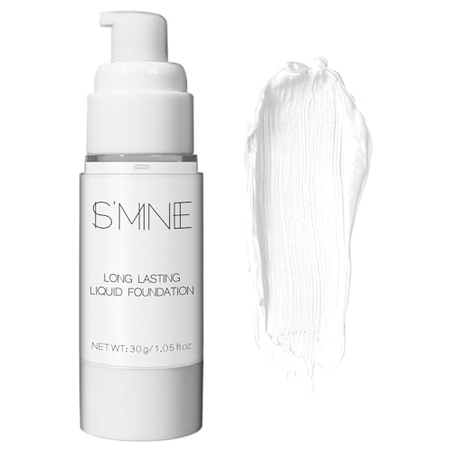 IS'MINE White Liquid Foundation Makeup, Matte Finish 1.05 Fl Oz