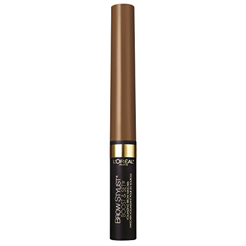 L'Oreal Paris Cosmetics Brow Stylist Boost and Set Brow Mascara, Light Brunette, 0.1 Fluid Ounce