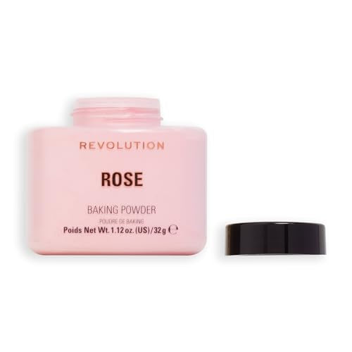 Revolution Beauty Loose Baking Powder, Rose – Setting & Mattifying