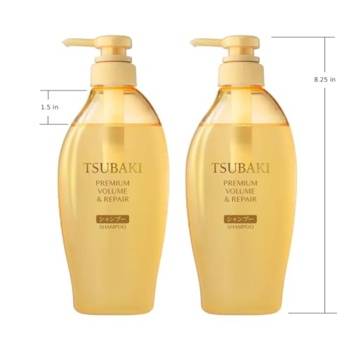 Premium Repair Shampoo & Conditioner Set with Hair Serum - Camellia Scent
