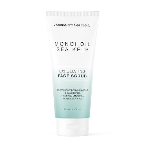 Exfoliating Face Scrub with Monoi Oil & Sea Kelp | Vegan