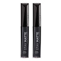 Rimmel Stay Matte Liquid Lip Color, Pitch Black, 0.21 Fl Oz, Pack of 2