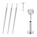 Titanium Piercing Taper Tool - Threadless Insertion Pin 16g, 18g, 20g