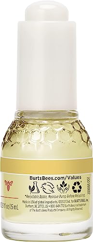 Burt's Bees Glow Booster Face Serum with Antioxidant-Rich Oils for Normal and Combination Skin, 0.51 Fluid Ounces