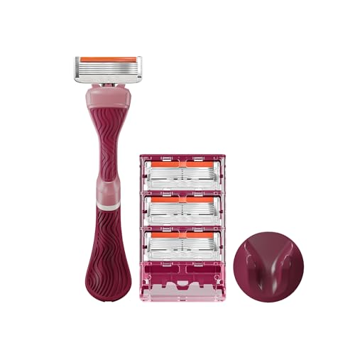Dollar Shave Club Women Guest Pass Maroon Body Shave Starter Kit