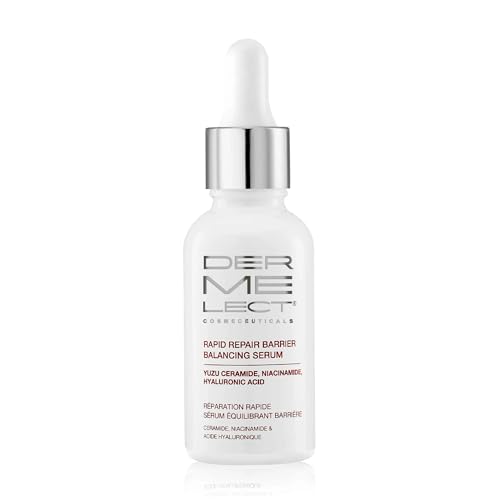 Dermelect Cosmeceuticals Rapid Repair Barrier Balancing Serum ? Super-Hydrating Treatment with Niacinamide, Hyaluronic Acid, Prebiotics, & Antioxidants for Smooth, Radiant Skin 1.0 oz