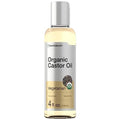 Horb?ach Castor Oil Organic | 4 fl oz | Cold Pressed and Hexane Free | For Face, Hair, Eyelashes and Eyebrows | Vegetarian, Non-GMO Formula