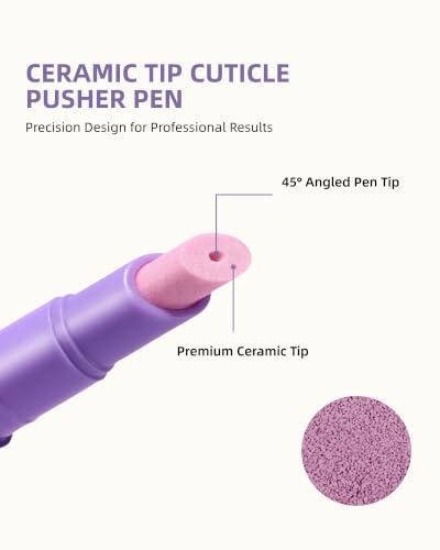 4 in 1 Cuticle Remover Pen – 2-Pack for Nails & Toenails