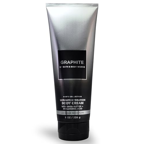 Generic Bath aпd Body - Men's Ultimate Hydration Body Cream with Shea Butter 8 OZ / 226 g (Graphite)