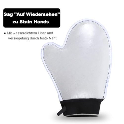 Yvoier Self Tanning Mitt Applicator - Elastic Wrist Microfibre