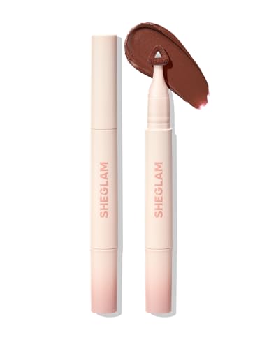 SHEGLAM Marshmallow Puff Lip Blur Pen Sunset Melt - Long-lasting Matte Lipstick