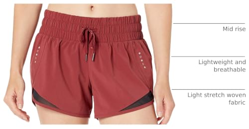 Women's Athletic Running Shorts with Zip Pocket