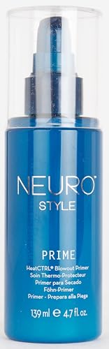 Neuro by Paul Mitchell Prime HeatCTRL Blowout Primer, For Blow-Drying All Hair Types, 4.7 fl. oz.