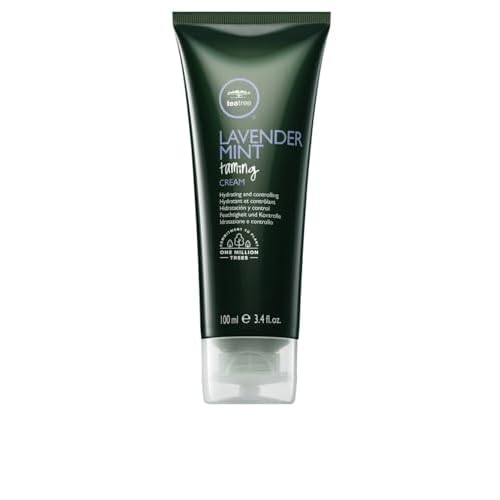 Tea Tree Lavender Mint Taming Cream, Rich Hair Styling Cream, For Coarse, Curly + Dry Hair, 3.4 fl. oz.