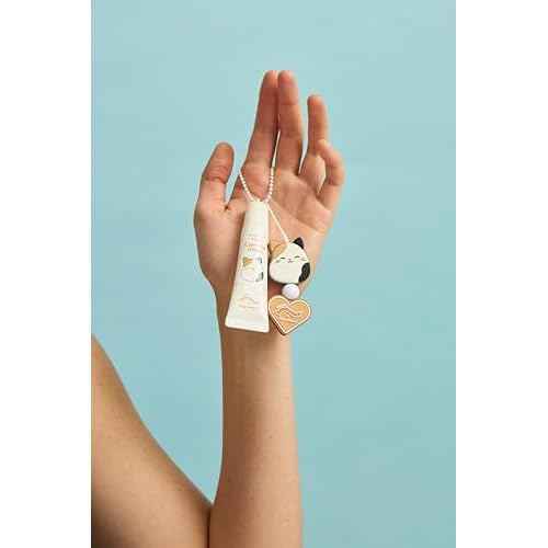 TONYMOLY x Squishmallows Cam the Cat 2-Piece Set ? Coconut Milk Hand Cream & Frosted Milk Lip Gloss ? Cute Korean Skincare & Beauty Gift for Women & Teens