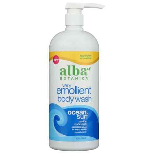 Alba Botanica Very Emollient Body Wash, Ocean Surf, 32 Oz