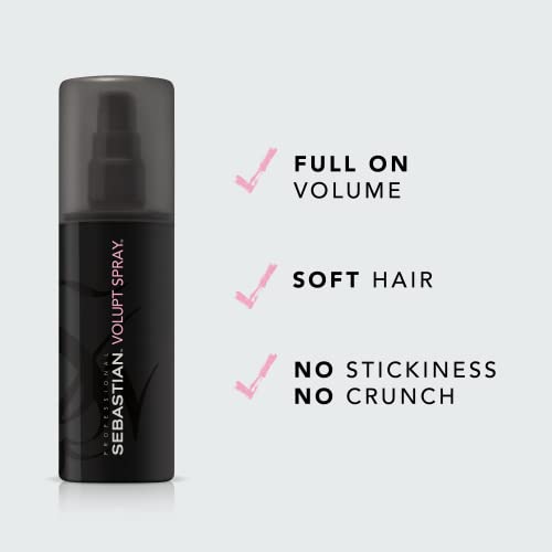 Sebastian Professional Volupt Volume-Building Spray Gel | Volumizing & Soft to Touch Hair Styling | 5.07 fl oz