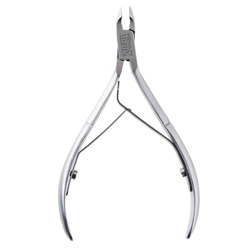 Mehaz Stainless Steel Cobalt Cuticle Trimmer, Nail Cuticle Nipper 1/4 Jaw, Cuticles Remover Clippers for Manicure & Pedicure Nail Tools