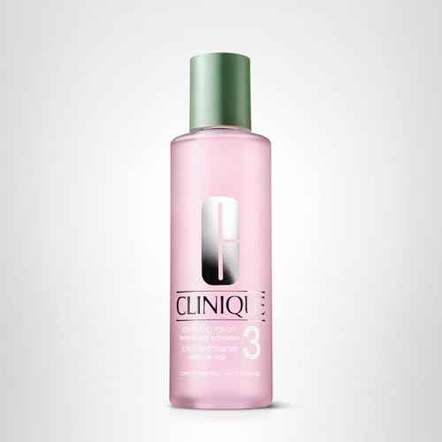 Clinique 3-Step Clarifying Lotion Face Exfoliator 3 | Toner With Witch Hazel + Salicylic Acid | For Combination Oily Skin Types, 13.5 Fl Oz