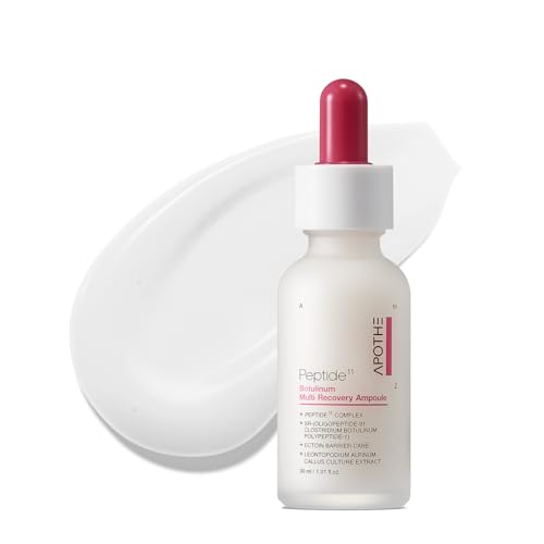 APOTHE Peptide 11 Botulinum Multi Recovery Ampoule 1.01 fl oz (30ml) ? Intensive Care for Elasticity, Radiance, and Skin Barrier Strength with Ectoin & Botulinum Peptide