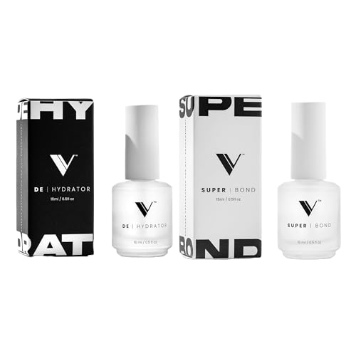 V Beauty Pure Nail Dehydrator & Super Bond Primer Set - 15ml Each