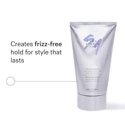 MONAT Studio One¢â Flexible Hold Gel ? 24-Hour Touchable Control ? Humidity Blocker ? Non-Sticky Styling Gel ? Ideal for All Hair Types