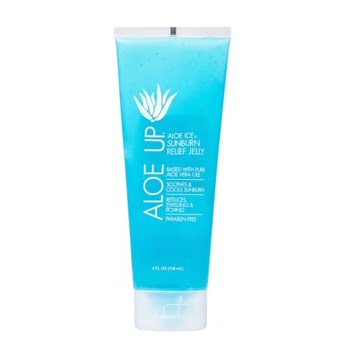 Aloe Up Pure Aloe Vera Gel 4oz - After Sun Sunburn Relief