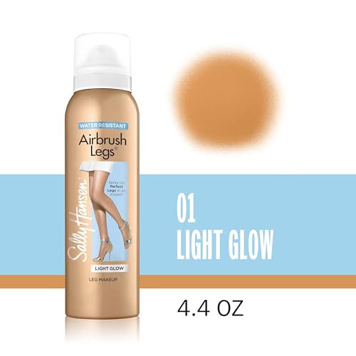 Sally Hansen Airbrush Legs Spray Makeup, Light Glow (Pack of 2)