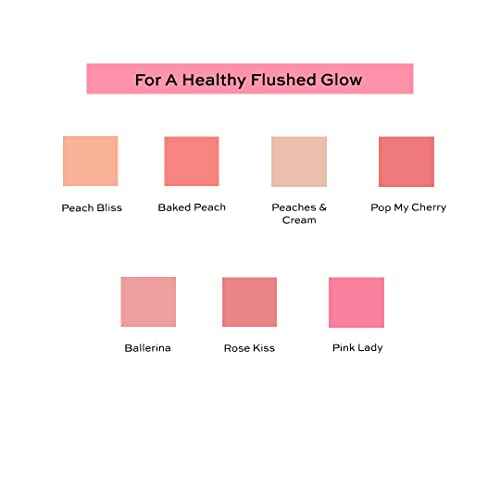 Revolution, Blusher Reloaded, Pressed Powder Face Blusher, Highly Pigmented & Long-Lasting Formula, Pop My Cherry, 0.26 oz