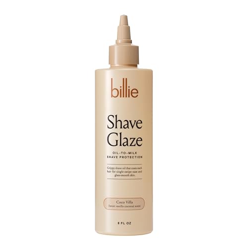 Shave Glaze Oil-to-Milk Formula - Coco Villa, 8 oz | Mess-Free, Prevents Irritation