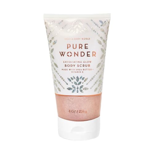 Bath and Body Works Creamy Body Scrub 8 Ounce (8 Ounce (Pack of 1), Pure Wonder)