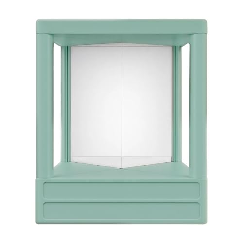 Non-Reversing Mirror True Image Tabletop Vanity 6.9"