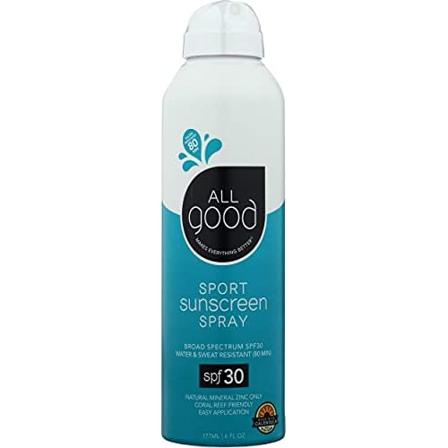 All Good Sport Mineral Sunscreen Combo Pack - SPF 50 Butter Stick, SPF 30 Lotion & Spray - Coral Reef Safe - Zinc Oxide