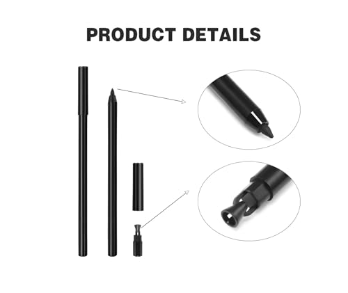 Waterproof Black Gel Eyeliner Pencil for All-Day Wear