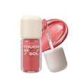 Touch in Sol Glassy Color Lip Oil – Hydrating Lip Gloss, Soft Coral