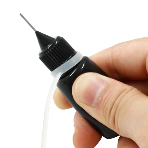 10ml Precision Tip Applicator Bottle, 10 Pack Black