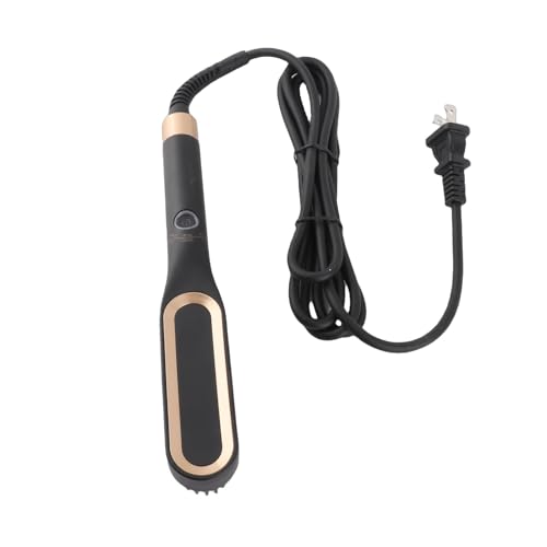 Beard Straightener, Heated Hair Straightening Brush with with 3 Adjustable Temps, Electric Beard Straightening Comb, Beard Comb, Multifunctional Beard Straightener Brush Unique Gifts for Men Women