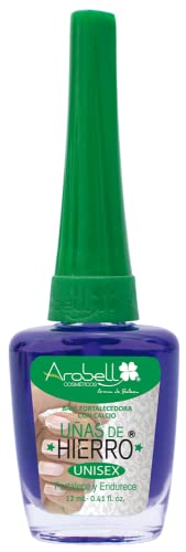 Arobell Iron Nail Hardener and Strengthener for Brittle Nails - 0.4 oz