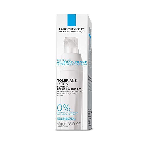 La Roche-Posay Toleriane Dermallergo Ultra Soothing Repair Face Moisturizer for Sensitive Skin, Gentle Moisturizing Face Cream for Dry Skin, Packaging May Vary, Formerly Toleriane Ultra