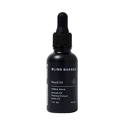 Blind Barber Rejuvenating Face & Beard Oil for Men - Moisturizing & Softening - Hydrate Clean Shaven Skin or Use As a Natural Beard Growth Oil for Men - (1 Oz)