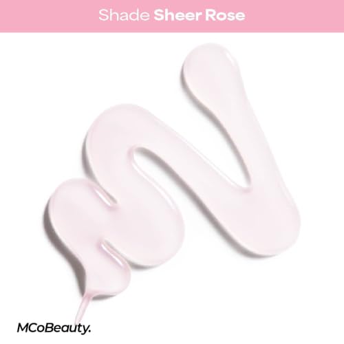 MCoBeauty Lip Oil Hydrating Tinted Lip Gloss Sheer Rose - Nourishing & Non-Sticky