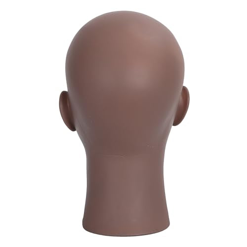 Bald Mannequin Head with Clamp Stand for Wig Display & Makeup Training