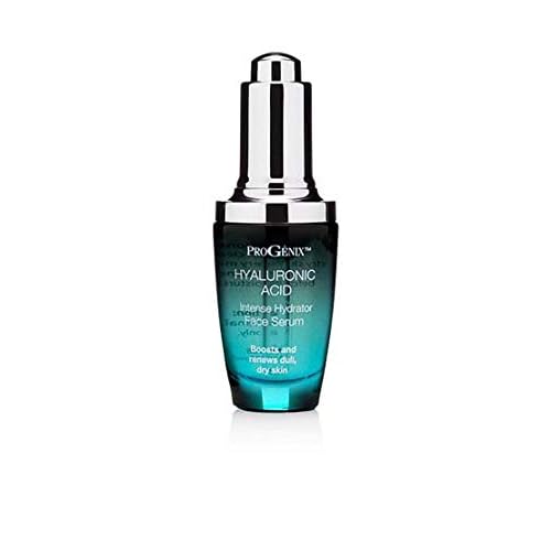 Progenix Hyaluronic Acid Face Serum Skin Care Booster. Intense Hydrating Serum With Hyaluronic Acid, Organic Aloe Vera, Vitamin E For Dry Skin & Fine Lines. 1 Fl Oz