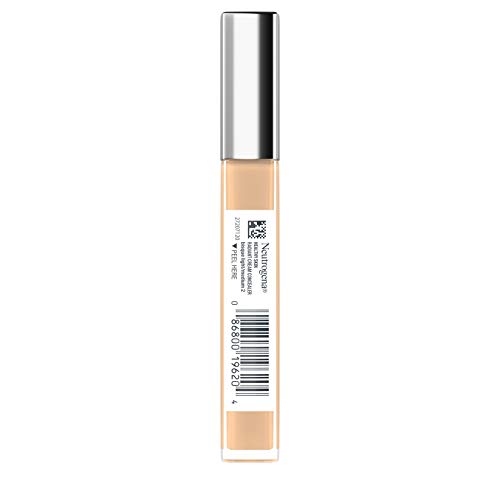 Neutrogena Healthy Skin Radiant Brightening Cream Concealer with Peptides & Vitamin E Antioxidant,Lightweight Perfecting Concealer,Non-Comedogenic,Bisque Light/Medium 02 neutral undertones,0.24 oz