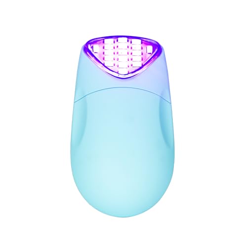 reVive Essentials Acne Device, FDA-Cleared Red & Blue Light Acne Tools, Medspa Quality LED Light Therapy, Portable Triangular Face Tools for Skincare, Battery or USB Power