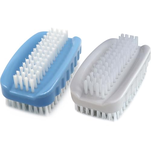 Two-Sided Nail Brush for Cleaning Fingernails - 2 Pack