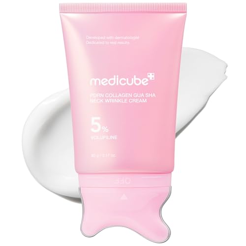 Medicube PDRN Collagen Neck Cream with Gua Sha Massager
